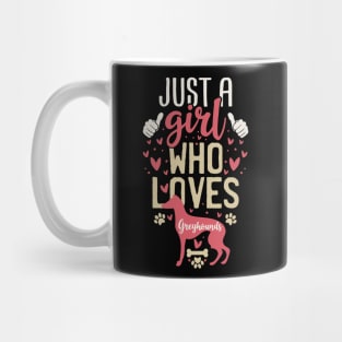 Just a Girl Who Loves Greyhounds Mug